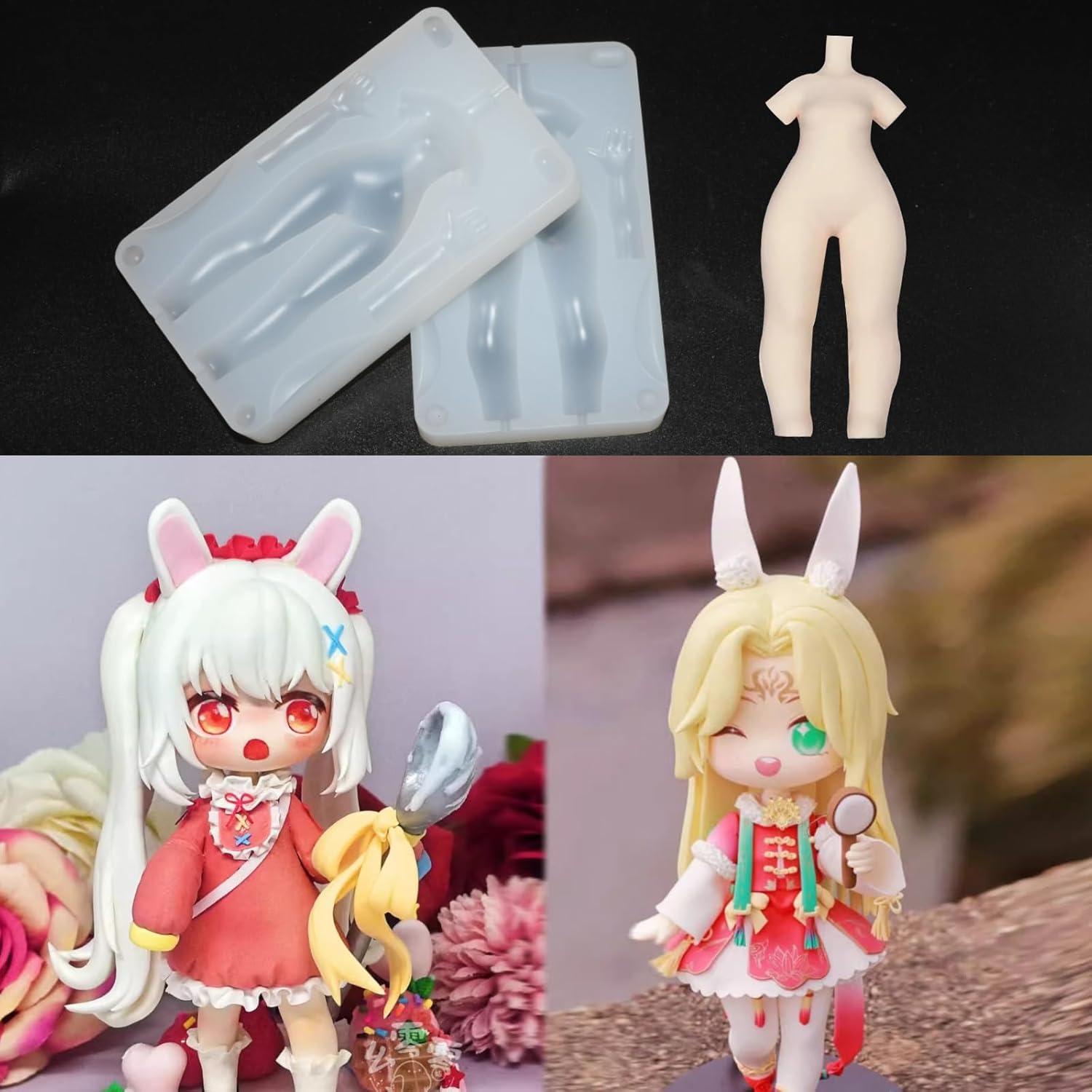 10cm Height Q Version Cartoon  - Air Dry Clay 评论和价格
