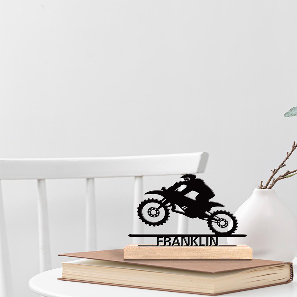 1pc Abstract Motorbike jumping - Art Craft Names 评论和价格