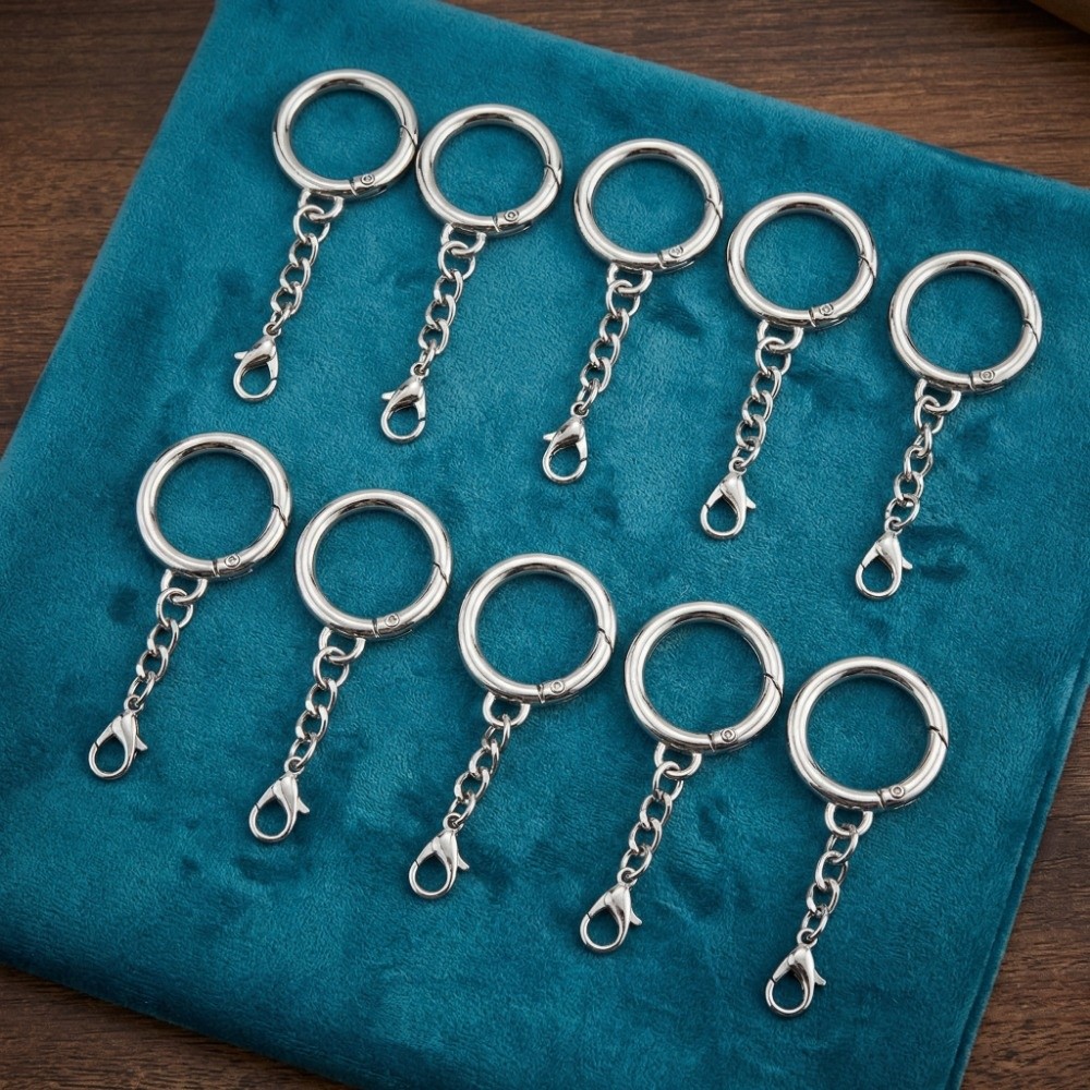 10Pcs Spring Ring Clasp Lobste - Art Craft Mirror 评论和价格