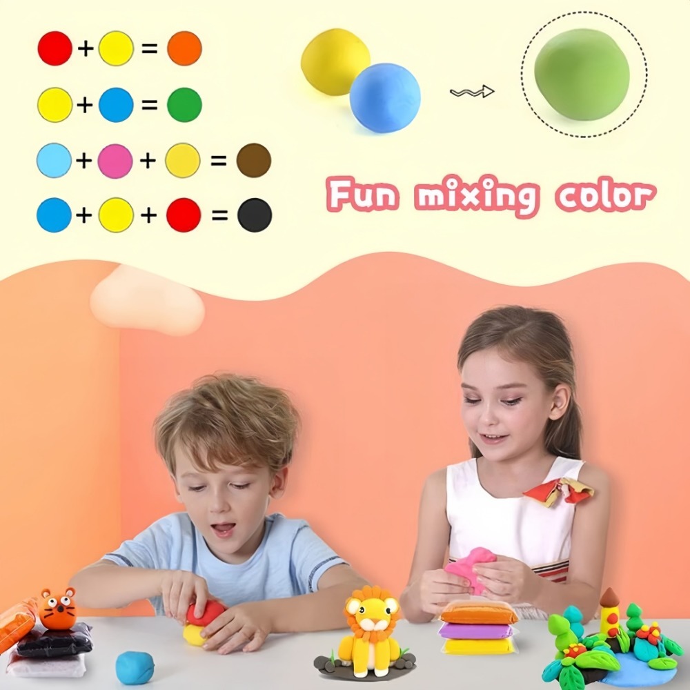 Children Ultra Light Clay DIY  - Air Dry Clay 评论和价格