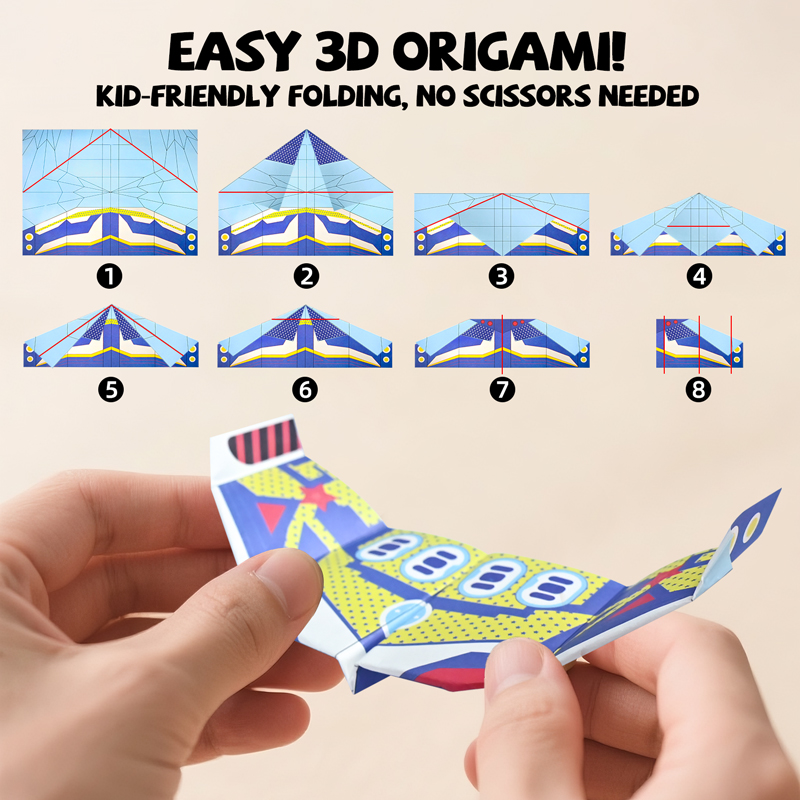 36 Sheets Paper Airplane Origa - Art Craft Education 评论和价格