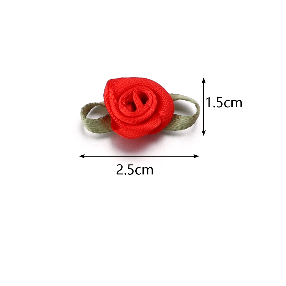50Pcs 1.5x2.5cm 18 Colors For  - Art Craft Flower 评论和价格