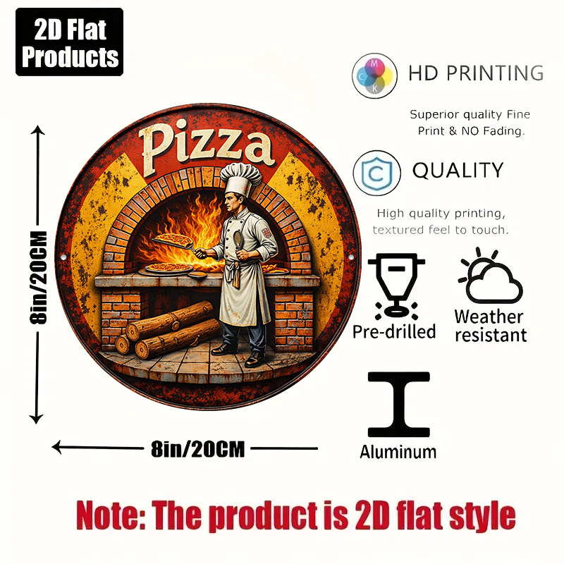 2D Retro Metal Sign, Vintage P - Art Craft Kitchen 评论和价格