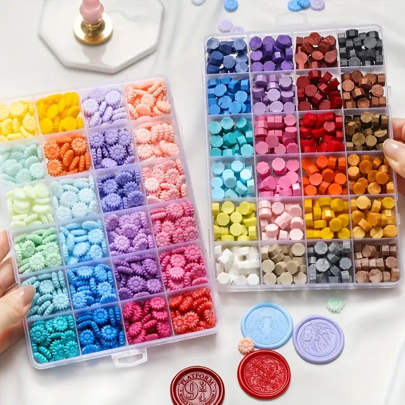 600Pcs Box Sealing Wax Beads,  - Batik Wax Kit 评论和价格
