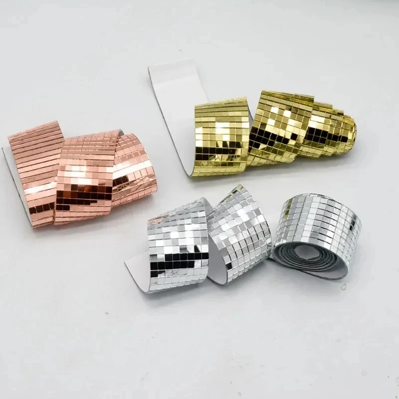 Self-Adhesive Real Glass Mini  - Art Craft Mirror 评论和价格