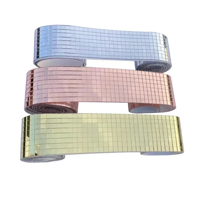 Self-Adhesive Real Glass Mini  - Art Craft Mirror 评论和价格