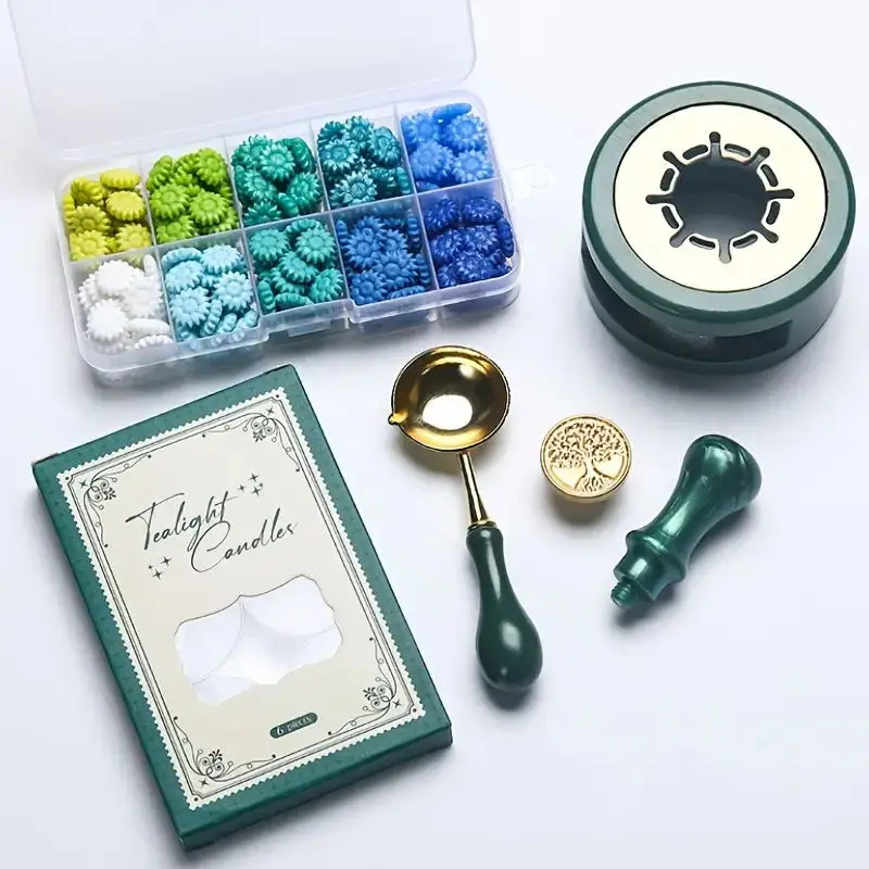 200pcs Tulip Wax Seal Stamp Ki - Batik Wax Kit 评论和价格