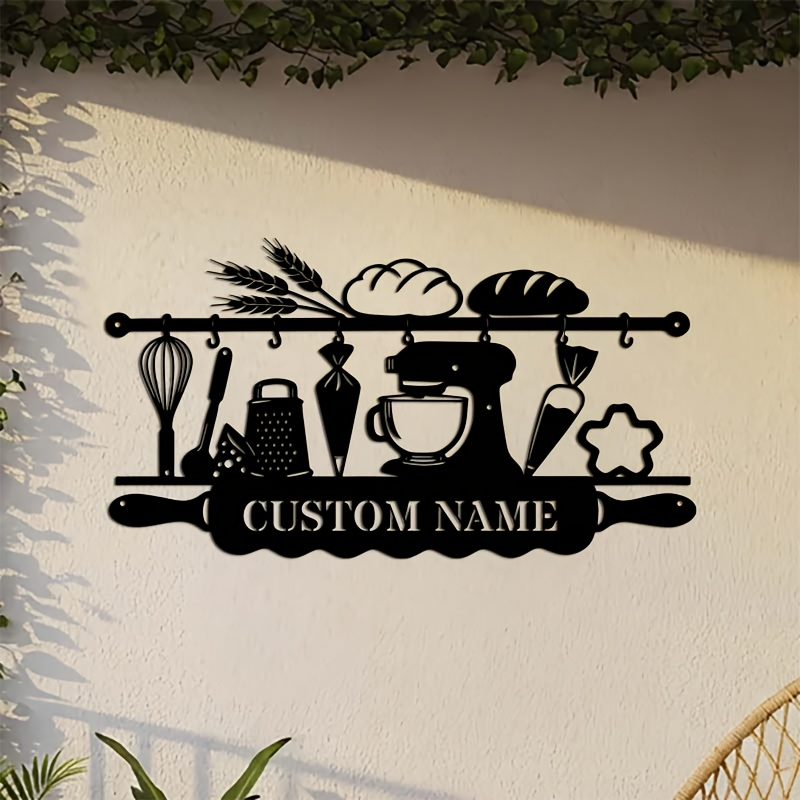 Personalized Kitchen Iron Wall - Art Craft Kitchen 评论和价格