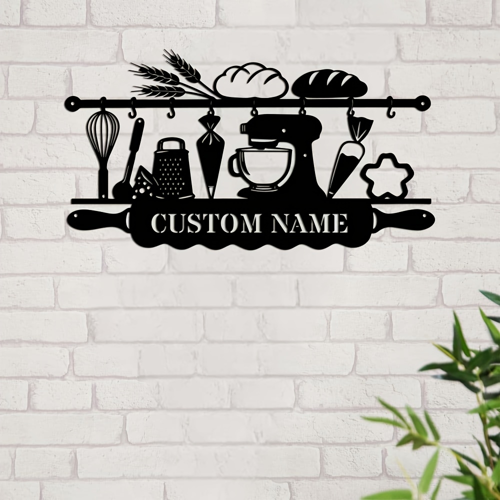 Personalized Kitchen Iron Wall - Art Craft Kitchen 评论和价格