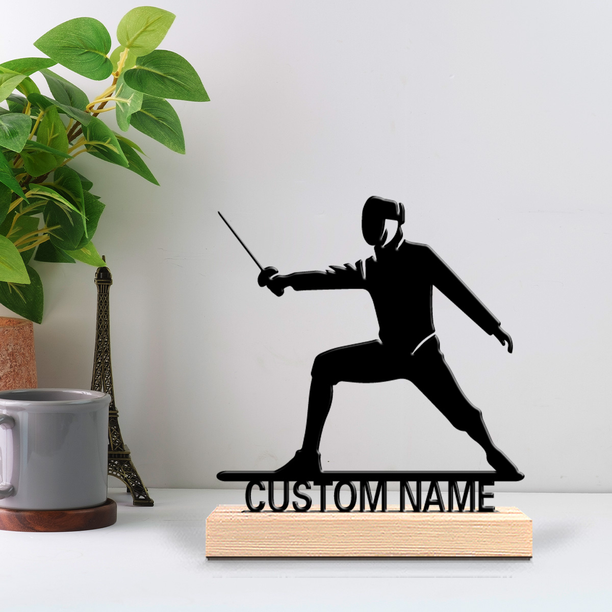 1pc Simple Fencing Customized  - Art Craft Names 评论和价格