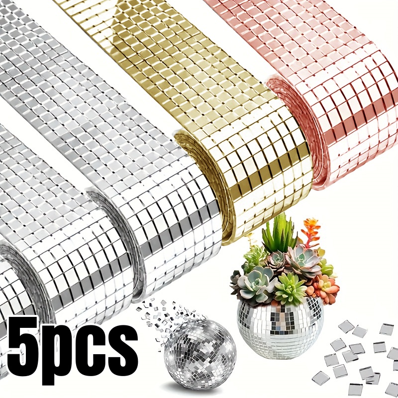 1/5pcs Disco Ball Mirror Stick - Art Craft Mirror 评论和价格