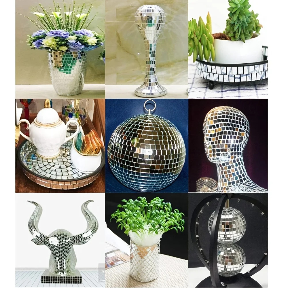 1/5pcs Disco Ball Mirror Stick - Art Craft Mirror 评论和价格
