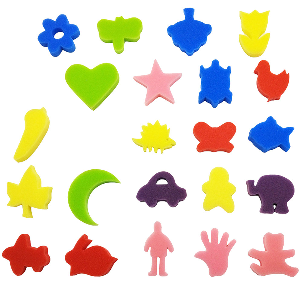 25Pcs Educational Animal Spong - Art Craft Education 评论和价格