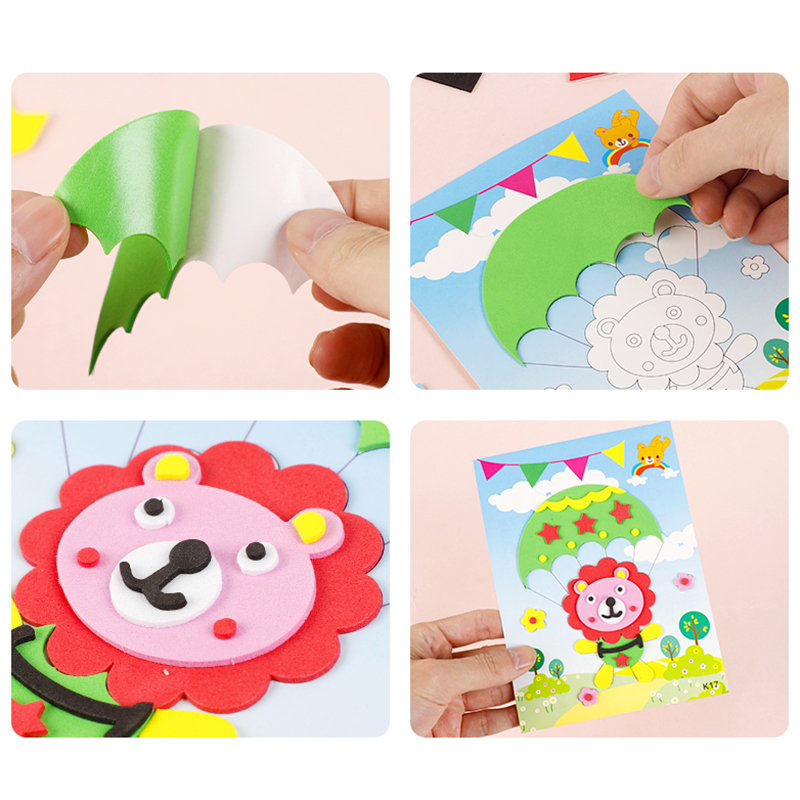 3D EVA Foam Sticker Puzzle Gam - Art Craft Toddlers 评论和价格